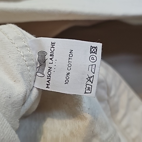 Maison Labiche PARIS small Ecru heart jean jacket 😍 ♥️ Anthropologie - Picture 5 of 8